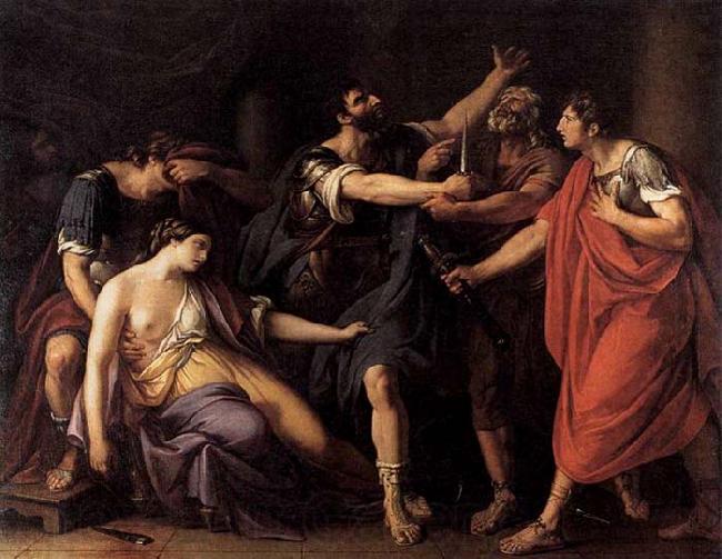 Gavin Hamilton The Oath of Brutus Spain oil painting art